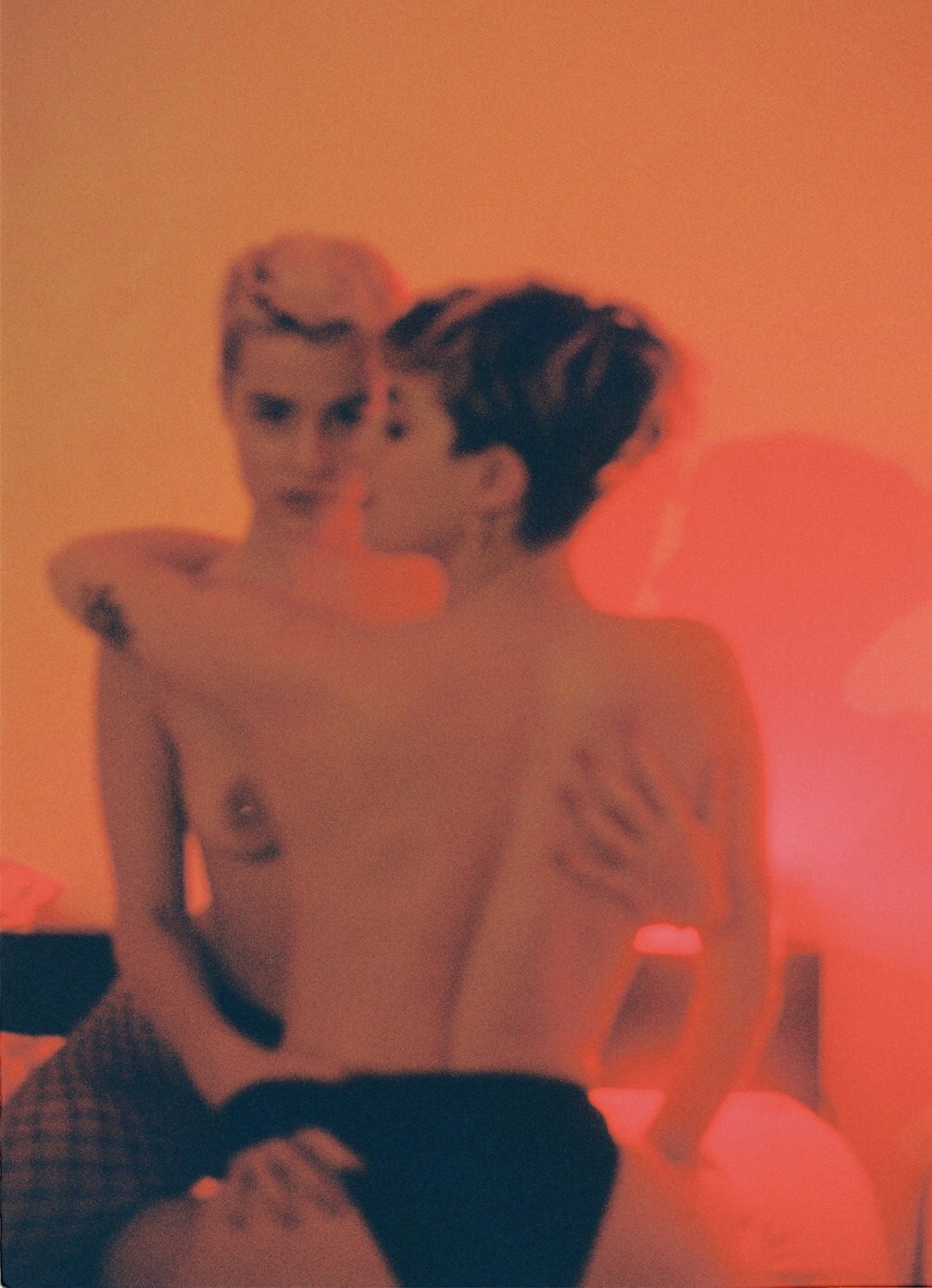 Two women naked analog by Litsala