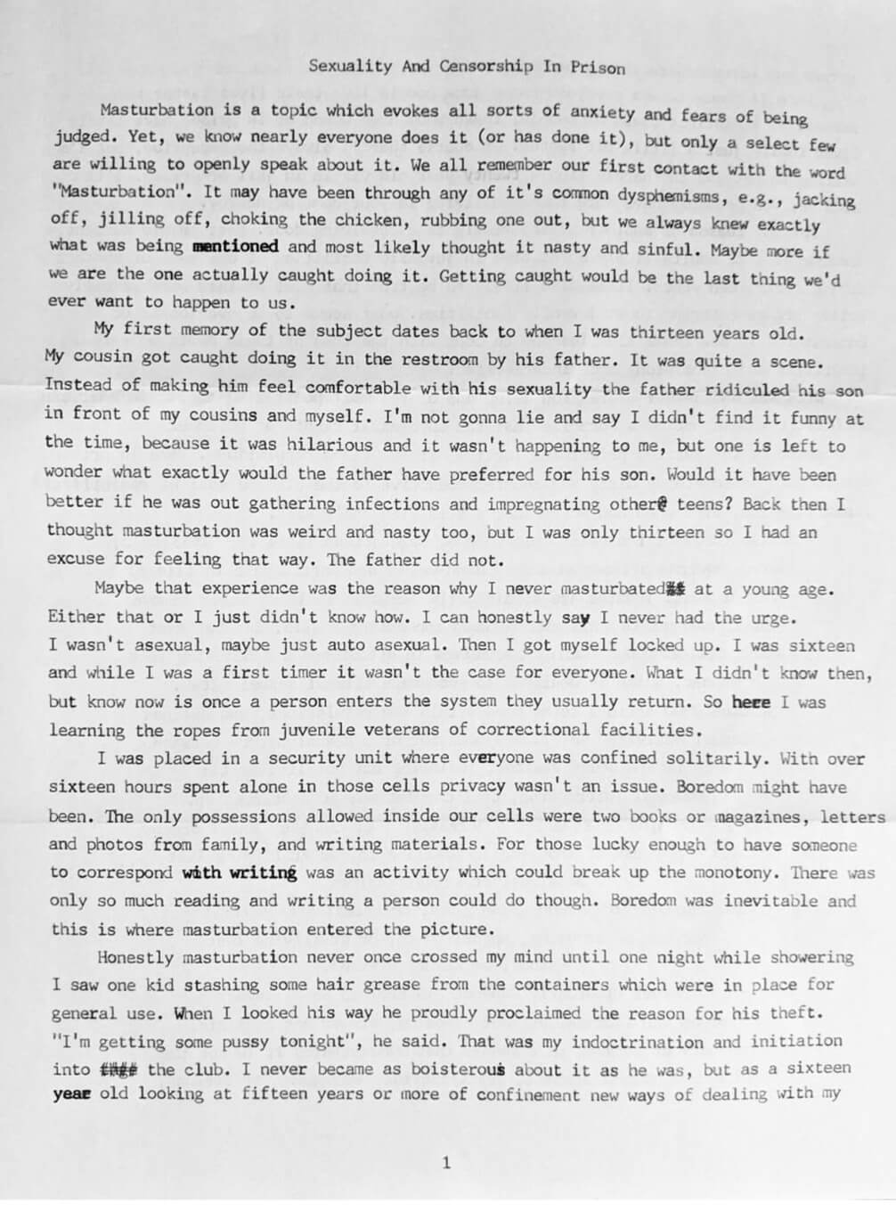 sexuality in prison by Donnie McKinley for BERLINABLE