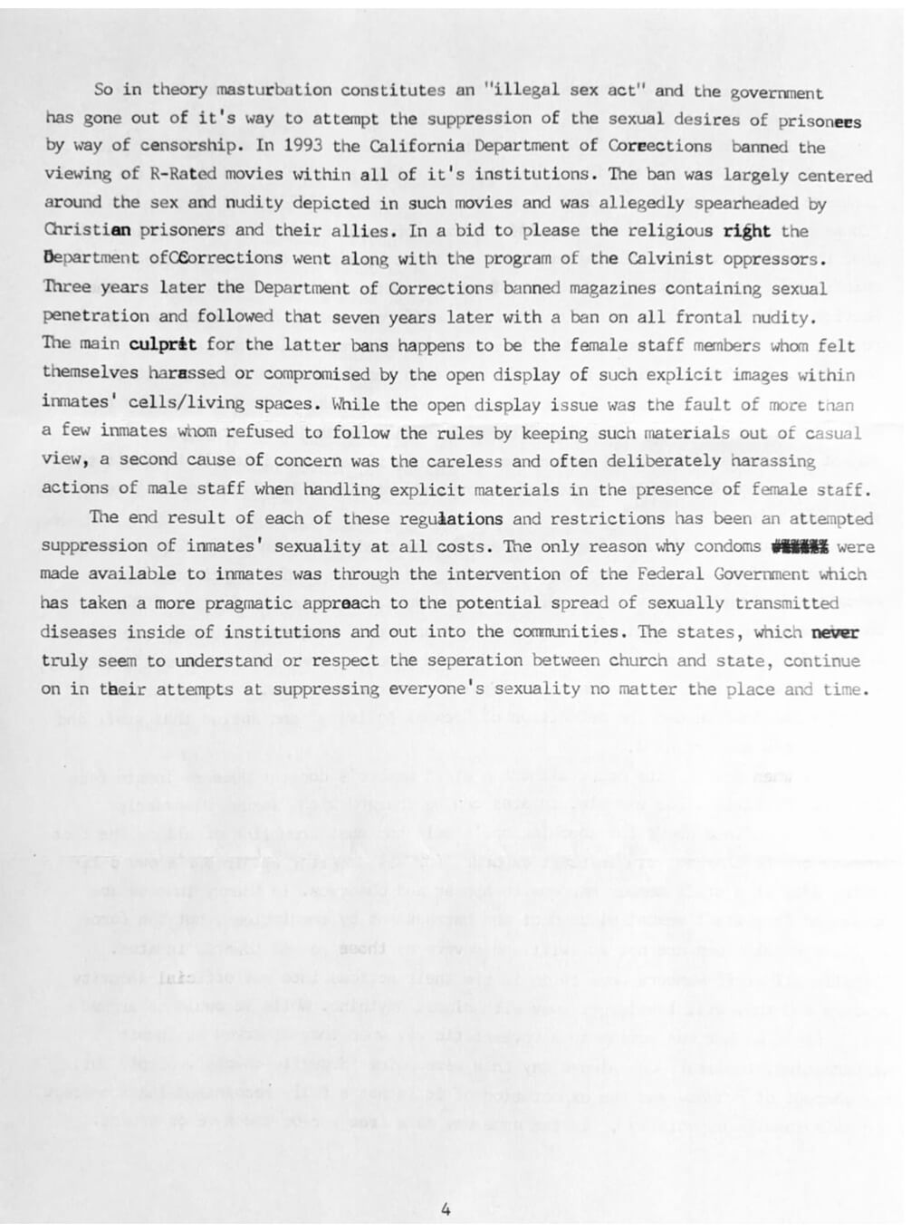 Donnie McKinley writes about sexuality in prison for BERLINABLE