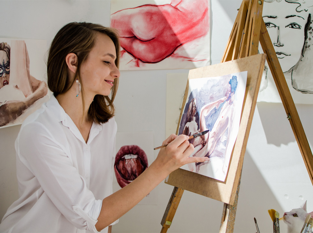 watercolor art Viktoria Protsyuk