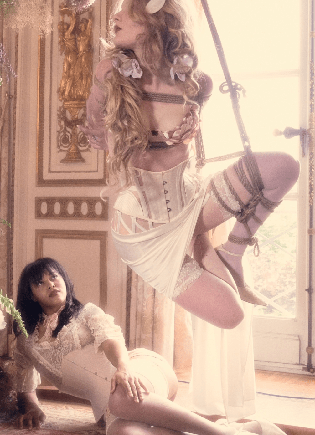 rigger and rabbit shibari art