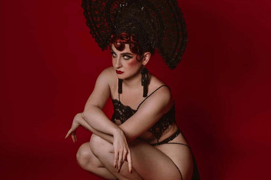 Colette Collerette berlin cabaret artist at KABARET KLUB 